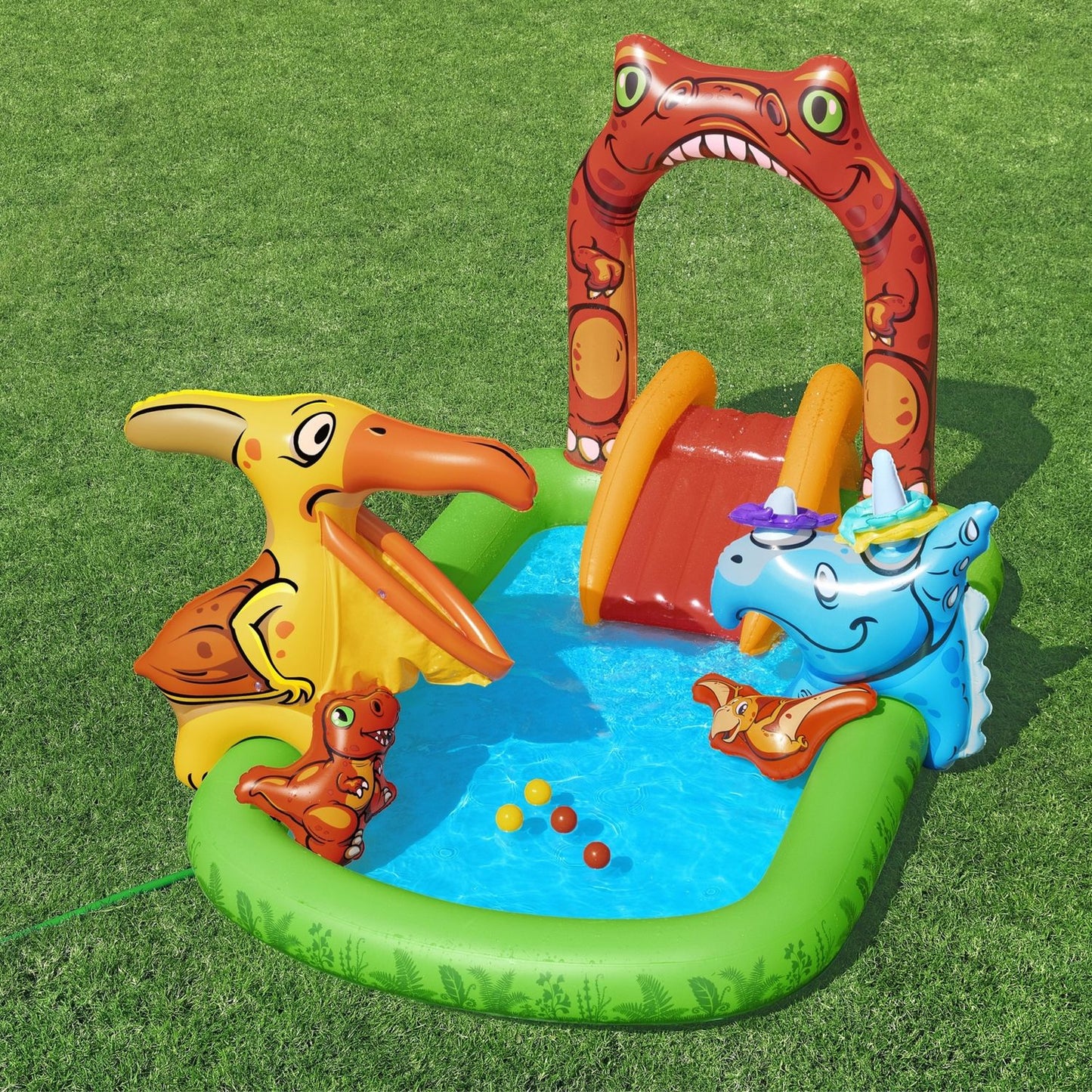 Plac zabaw dla dzieci BESTWAY Jurassic Splash 241x140x137 cm
