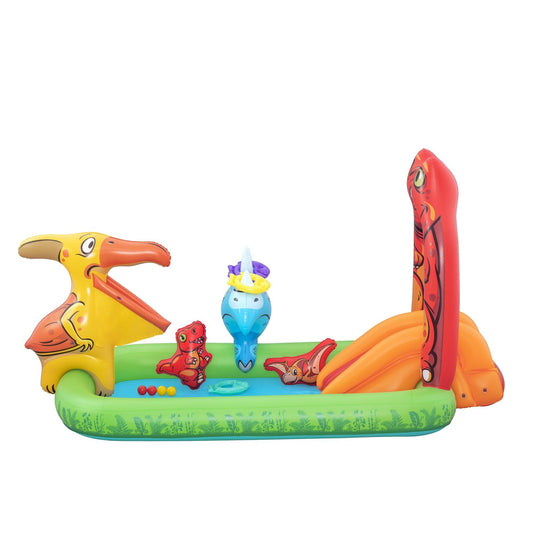 Plac zabaw dla dzieci BESTWAY Jurassic Splash 241x140x137 cm