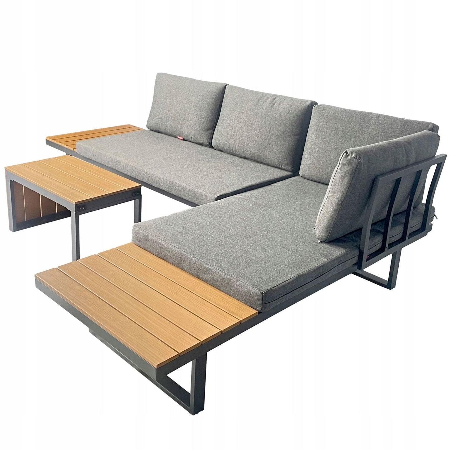 Zestaw mebli ogrodowych NUFORMA narożnik sofa stolik.
