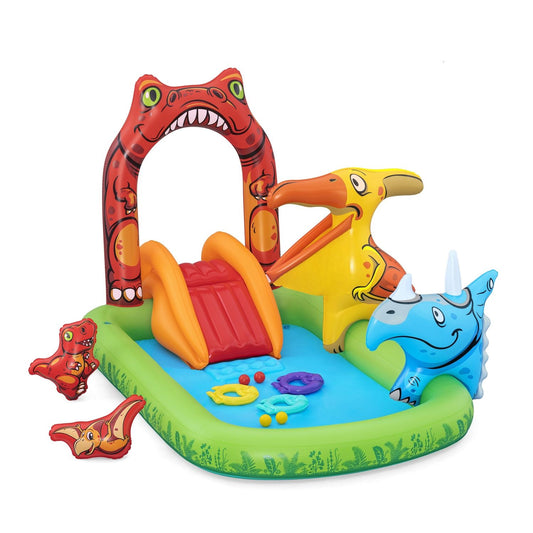 Plac zabaw dla dzieci BESTWAY Jurassic Splash 241x140x137 cm